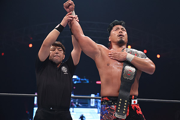 Shingo survives Kidd in NEVER war in Fukuoka | NEW JAPAN PRO-WRESTLING