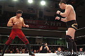 中邑が2代目IWGPベルトを天国の橋本さんへ返還/3月2日ZERO1後楽園大会