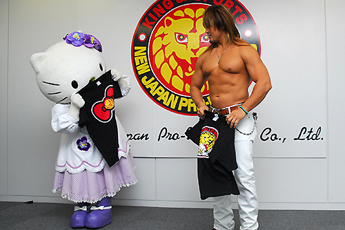 2007年製 ハローキティ プロレス マスコット ボールチェーン 覆面