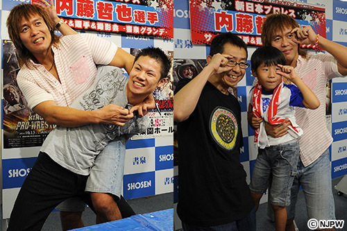 大トリ”内藤哲也のサイン＆撮影会は予定時間オーバーの大盛況