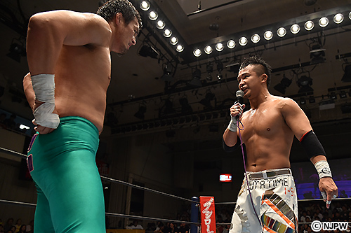 9.21 神戸目前!】 KUSHIDAに衝撃の挑発三昧!! 「ベルトを奪って“ふざけ