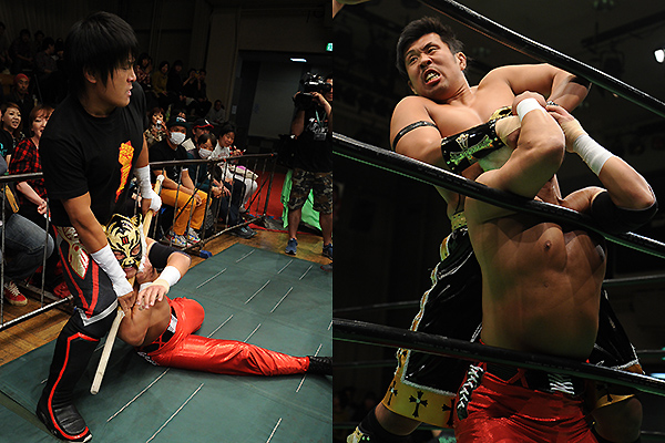 超危暴軍の無法ファイトにライガー＆タイガー激怒!! GHCジュニア