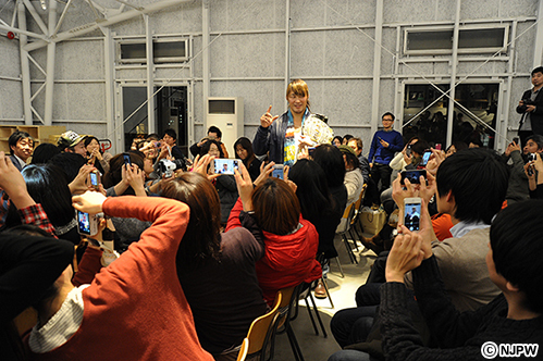 日頃、ファンのみなさんに言いたいことを伝えられた」と逸材も大満足