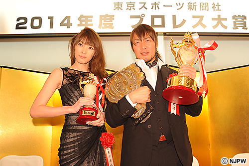 プロレスを次のステージへ！」 “MVP”棚橋弘至が喜びの声! 中邑、オカダ