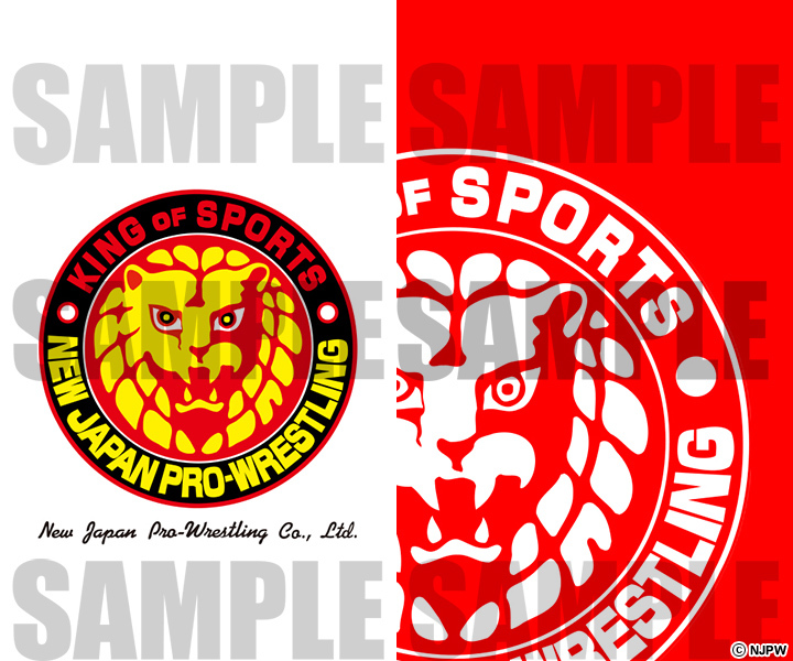 新日本プロレスロゴ入り日本国旗 Amazon.co.jp: 【新日本プロレス】 ライオンマーク(モノクロ