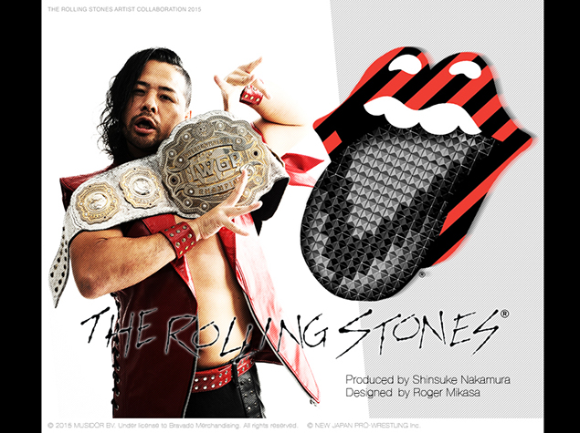 闘魂SHOP最終取扱い】「中邑×ザ・ローリング・ストーンズ」コラボT