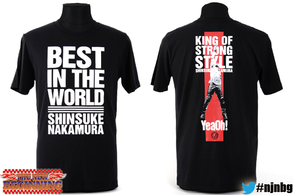 完璧 キャンセル分を販売!!】『中邑真輔「BEST IN THE WORLD」Tシャツ ジャケット・アウター