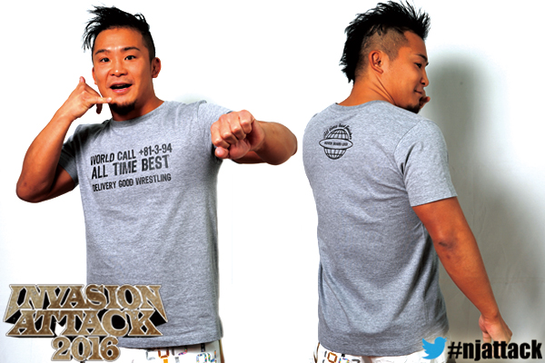 「*で様 新日本プロレス Tシャツ & マスク セット　柴田勝頼　魔界4号 サイ で様 新日本プロレス Tシャツ & マスク セット 柴田勝頼 魔界4号 サイ