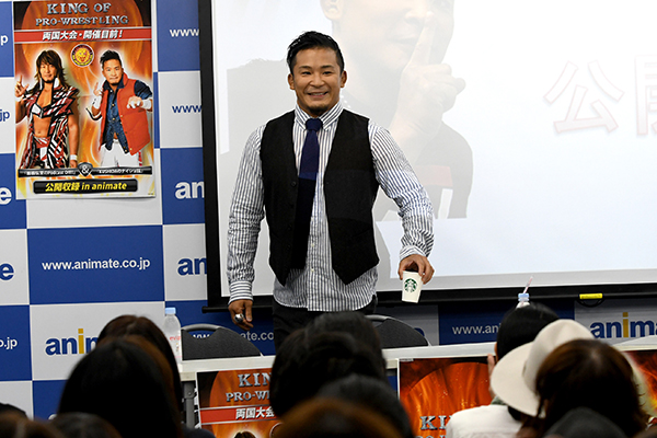ここだけの秘蔵トーク”も満載!! アニメイト新宿での『棚橋弘至の 